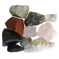 Edelsteinwasser Entschlackung 5-tlg Set Wassersteine + 1 Liter Krug