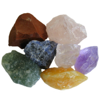 Edelsteinwasser Harmonie Mischung 5-tlg Set Wassersteine + 0,5 Liter Krug