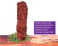 Weißer Salbei mit Drachenblut zum räuchern für Rauhnächte 3 Stück