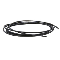 Schungit Schmuck Anhänger DONUT 3,5cm 4-tlg Set [ENERGIE & SCHUTZ] mit LEDERBAND.