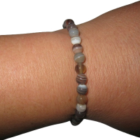 Botwana Achat 6mm Kugelarmband Edelsteinarmband