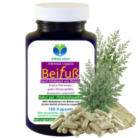 Beifuss 180 Pulver KAPSELN ECHTER Beifuß FLAVONOIDE & BITTERSTOFFE Artemisia 100% Natur pur. Ohne ZUSATZSTOFFE.