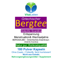 Griechischer Bergtee Berg-Salbei 720 Pulver Kapseln