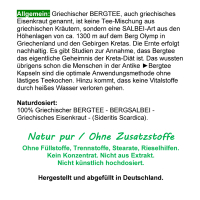 Griechischer Bergtee Berg-Salbei 360 Pulver Kapseln