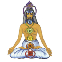 Schmeichelstein chakraaktiv mit Gravur 5. Chakra Chalcedon