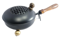 Räucherpfanne Weihrauchbrenner Ø12cm Räucherset 5-tlg Starterset + Räucherzubehör