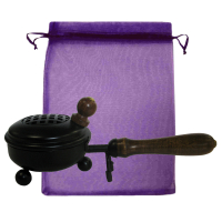 Räucherpfanne Weihrauchbrenner 8cm Ø Räuchergefäß zum räuchern für jedes Räucherwerk, Weihrauch etc.