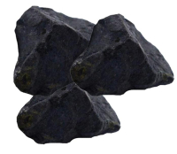 Schungit Shungite Stein 3x Wassersteine Karelien für Edelsteinwasser