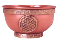 Räuchergefäß Blume des Lebens Räucherschale 7-tlg Räucherset mit Räucherwerk und Räucherzubehör.