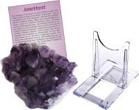 AMETHYST Edelstein Schmuckstein Chakrastein (7.Chakra) Wasserstein für Edelsteinwasser Kristallstück ca. 6-7cm