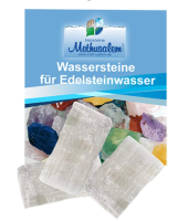 Selenit Wassersteine zur Energetisierung für Edelsteinwasser 3x