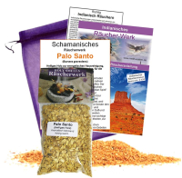 Palo-Santo Holz Granulat 60ml Räucherwerk 6-tlg Set zum räuchern für Rauhnächte Schutz Hausreinigung Meditation.