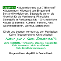 DIGESTIF 7 Kräuter & Bitterstoffe 480 Kapseln