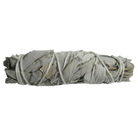 Räuchergefäß Smudge Holder schwarz + Sage weißer Salbei 5-tlg Räucherset