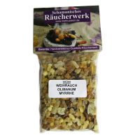 Allgäuer Rauhnacht 8-tlg Räucherset mit Räucherschale schwarz + Heimische Kräuter + Weihrauch, Myrrhe