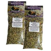 Allgäuer Rauhnacht 10-tlg Räucherset mit Heimischen Kräutern + Weihrauch, Myrrhe + Zubehör