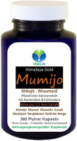 Mumijo Shilajit 360 Kapseln Maumasil reines Harz - GOLD des HIMALAYA - 100% NATUR pur. OHNE Zusatzstoffe!