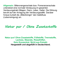 Bitterorange F-Burner & Gallebitter 720 Pulver Kapseln