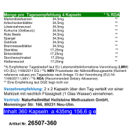 BODY Clean Out 12 Kräuter + Bitterstoffe NATUR pur 360 Kapseln