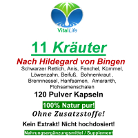 11 Kräuter & Bitterstoffe 120 Kapseln nach Hildegard von Bingen