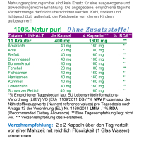 11 Kräuter & Bitterstoffe 120 Kapseln nach Hildegard von Bingen