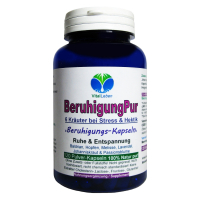 BERUHIGUNG Pur 120 Kapseln Anti Stress KRÄUTER für innere RUHE & ENTSPANNUNG. Natürliches BERUHIGUNGSMITTEL - ohne ZUSATZSTOFFE!