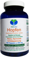 HOPFEN Hopfenblüten 120 Kapseln Wechseljahre, innere Ruhe, Entspannung 100% Natur pur. OHNE ZUSATZSTOFFE.