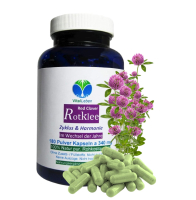 ROTKLEE 180 Kapseln natürliche Meno-Balance Isoflavone. Wechseljahre und Menopause - ZYKLUS & HARMONIE für die FRAU - NATUR pur [OHNE ZUSATZSTOFFE]