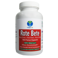 Rote Bete, Rote Beete 180 Pulver Kapseln