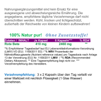 Rote Bete, Rote Beete 180 Pulver Kapseln
