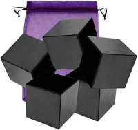 Schungit Shungit Würfel ca. 5cm aus Karelien - 5 Stück im Set - SCHUTZ & NEGATIVES abschirmen