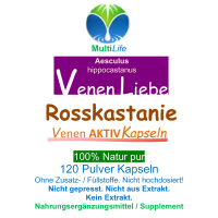 Venen AKTIV Kapseln Stützstrumpf von Innen [OHNE Zusatzstoffe]