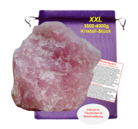 ROSENQUARZ Stein [Computerstein] 3500-4000g Heilstein SCHUTZSTEIN Kristall Naturstein Edelstein Auraschutz & Strahlenschutz gegen negative Energie [Energetische Hausreinigung]