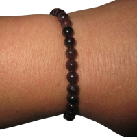 Granat 6mm Kugelarmband Edelsteinarmband