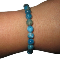 Apatit 8mm Kugelarmband Edelsteinarmband
