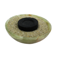 Energetische Hausreinigung Kräuter & Engel Räuchern 7 teiliges Set mit Onyx Schale