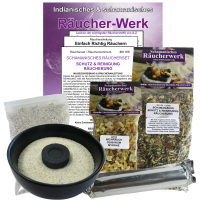 Schamanische Schutz & Reinigungs Räucherung 7-TLG RÄUCHERSET mit Räucherschale