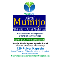Hier bekommst Du bestes Mumijo und zwar 1:1 zu 100 Prozent Natur PUR! Kein künstlich hochdosiertes Extrakt oder Konzentrat. Genau so, wie es die Menschen seit Jahrhunderten lieben. Handgeerntet, sonnengetrocknet, ca. 12% Huminsäuren, 5% Fulvinsäure aus