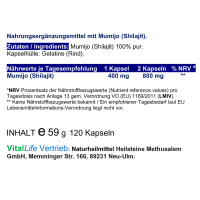 Hier bekommst Du bestes Mumijo und zwar 1:1 zu 100 Prozent Natur PUR! Kein künstlich hochdosiertes Extrakt oder Konzentrat. Genau so, wie es die Menschen seit Jahrhunderten lieben. Handgeerntet, sonnengetrocknet, ca. 12% Huminsäuren, 5% Fulvinsäure aus