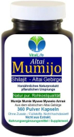 MUMIJO Altai Shilajit 360 Kapseln reines Harz - Fulvinsäure, Antioxidantien, Ayurveda Geheimnis für WORK-LIFE-BALANCE - 100% NATUR pur ►OHNE Zusatzstoffe.