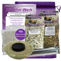 7 teiliges Räucher Set Indianische Schamanische Hausreinigung. 81169-G