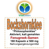 Bockshornklee Fenugreek aktiviert kalt gemahlen 720 Pulver Kapseln