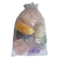 Edelsteinwasser Wellness 4-tlg Set Wassersteine 300g