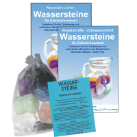 Edelsteinwasser zur Unterstützung beim Rauchen aufhören ENDLICH NICHTRAUCHER 4-tlg Set Wassersteine 300g
