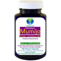 Mumijo 180 Kapseln original Shilajit Pulver GOLD des HIMALAYA kein Extrakt, kein Konzentrat, ohne Zusatzstoffe.