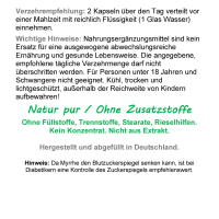 Myrrhe, Kamille und Kaffeekohle 120 Pulver Kapseln