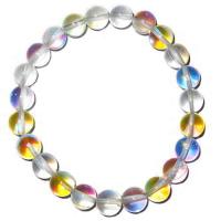 Angel Light 10mm Kugelarmband Edelsteinarmband