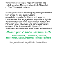 LUNGENKRAUT Pur 180 Kapseln Lungenkraft - Lunge & Atemwege NATÜRLICH verwöhnen [OHNE ZUSATZSTOFFE]