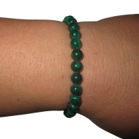 Malachit 6mm Kugelarmband Edelsteinarmband