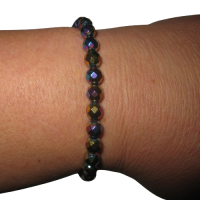 Blue Moon 6mm Kugelarmband facettiert Edelsteinarmband